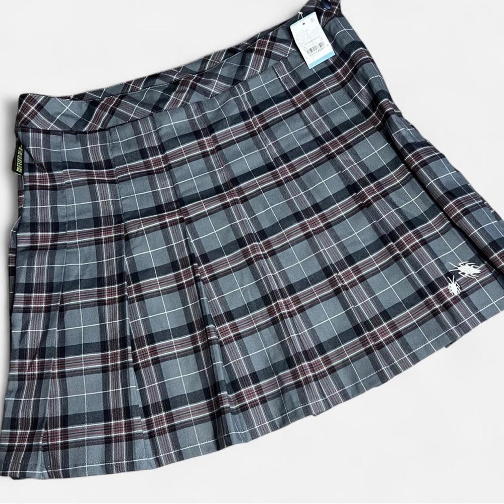 Beetlejuice Astrid Gray Plaid Skirt‎ Uniform Size Large